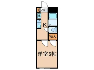 メゾン鹿島【1階】の間取り