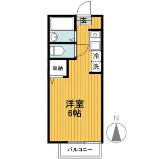 ウォータークロスハイム【2階】の間取り