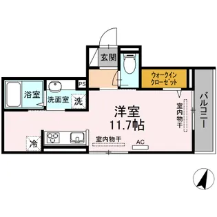 サンマルクW【2階】の間取り