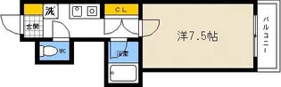 ワンライフ矢賀【3階】の間取り