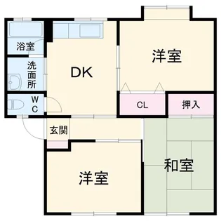 ハイツ篠崎II【1階】の間取り