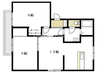 リーブル新春日B【1階】の間取り