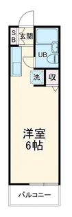 コーポけやき【1階】の間取り