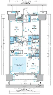 プレミスト昭島モリパークレジデンス【12階】の間取り