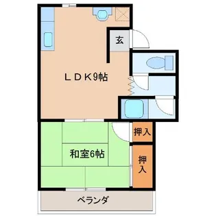 プチロワイヤルハイツ【1階】の間取り
