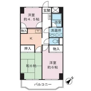 ビコラかしわ台【7階】の間取り