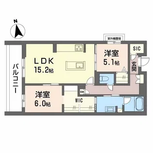 ル ドール 阿倍野【3階】の間取り