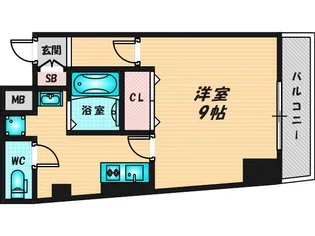 M’プラザ布施弐番館【11階】の間取り