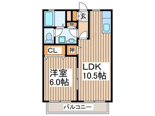 エストフォレスタ【2階】の間取り