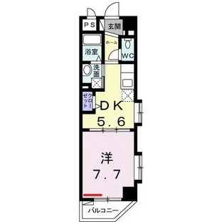 メゾンドZen【5階】の間取り