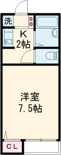 コーラルマンション【1階】の間取り