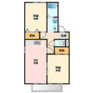 ミレニアムKN【2階】の間取り