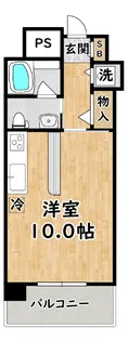 ルナコート塚本【8階】の間取り