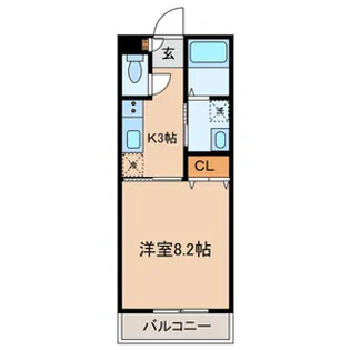アルバ千鳥【2階】の間取り