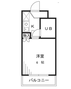エスモード溝ノ口【1階】の間取り