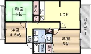 サンビレッジ宝塚【1階】の間取り