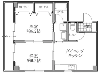 第3サニーハイツ【5階】の間取り