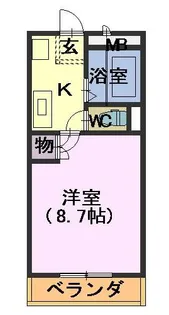 アネックス香久山【2階】の間取り