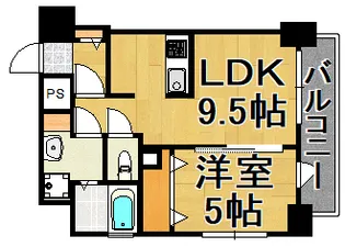 Classier Style平尾【5階】の間取り