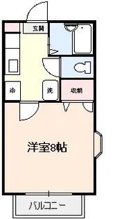 ハイツトトロ【2階】の間取り