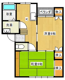 コーポ大清【2階】の間取り