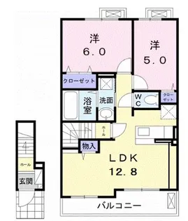 紫陽花III【2階】の間取り