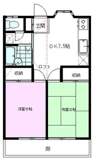 グレースハウス【1階】の間取り