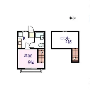 ビバルディワン【2階】の間取り