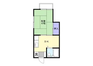 谷川コーポ【2階】の間取り