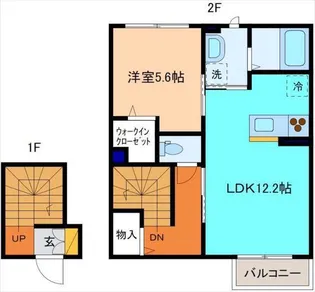 ~イチセイ・ハナ~【2階】の間取り
