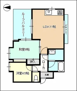 ラ・キャッスル21 原【7階】の間取り