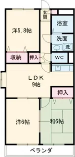 ア・ドリームMORI【4階】の間取り