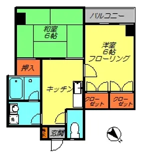 アバハウス【2階】の間取り