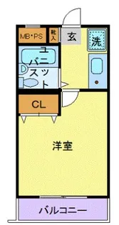 フェニックスマンション小金井【1階】の間取り