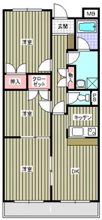 グランドヒルズ【2階】の間取り