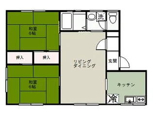 TSコーポ【1階】の間取り