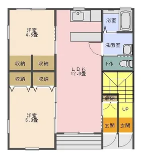 YK-1【1階】の間取り
