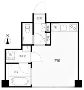 FLEG西麻布vierge【1階】の間取り