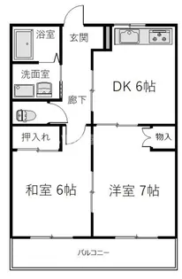 マノワール【1階】の間取り