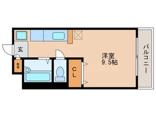 リカレント草津【2階】の間取り