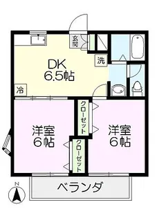 ドリームクレストI【1階】の間取り