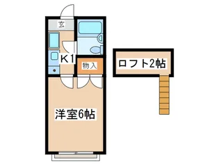 グレ-ス厚木【2階】の間取り