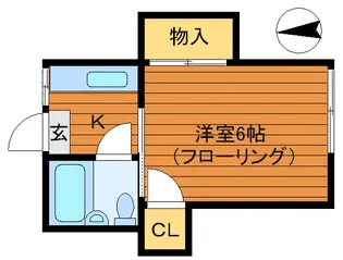 東京都武蔵野市吉祥寺東町1【アパート】の間取り