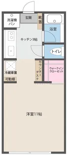 八幡山いずみハイツ【1階】の間取り