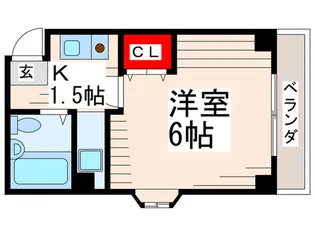 ユ-モ榎本【2階】の間取り