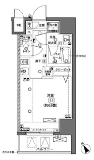 ZOOM横浜【10階】の間取り