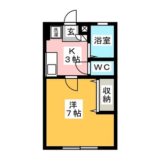 グリーンヴェルドミール【1階】の間取り