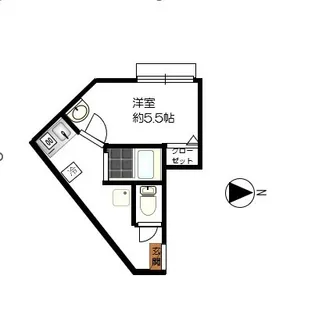 ヴィラTAISEI【1階】の間取り