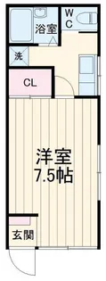 エスポワール日吉【1階】の間取り