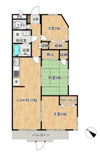 センチュリー東大宮【1階】の間取り